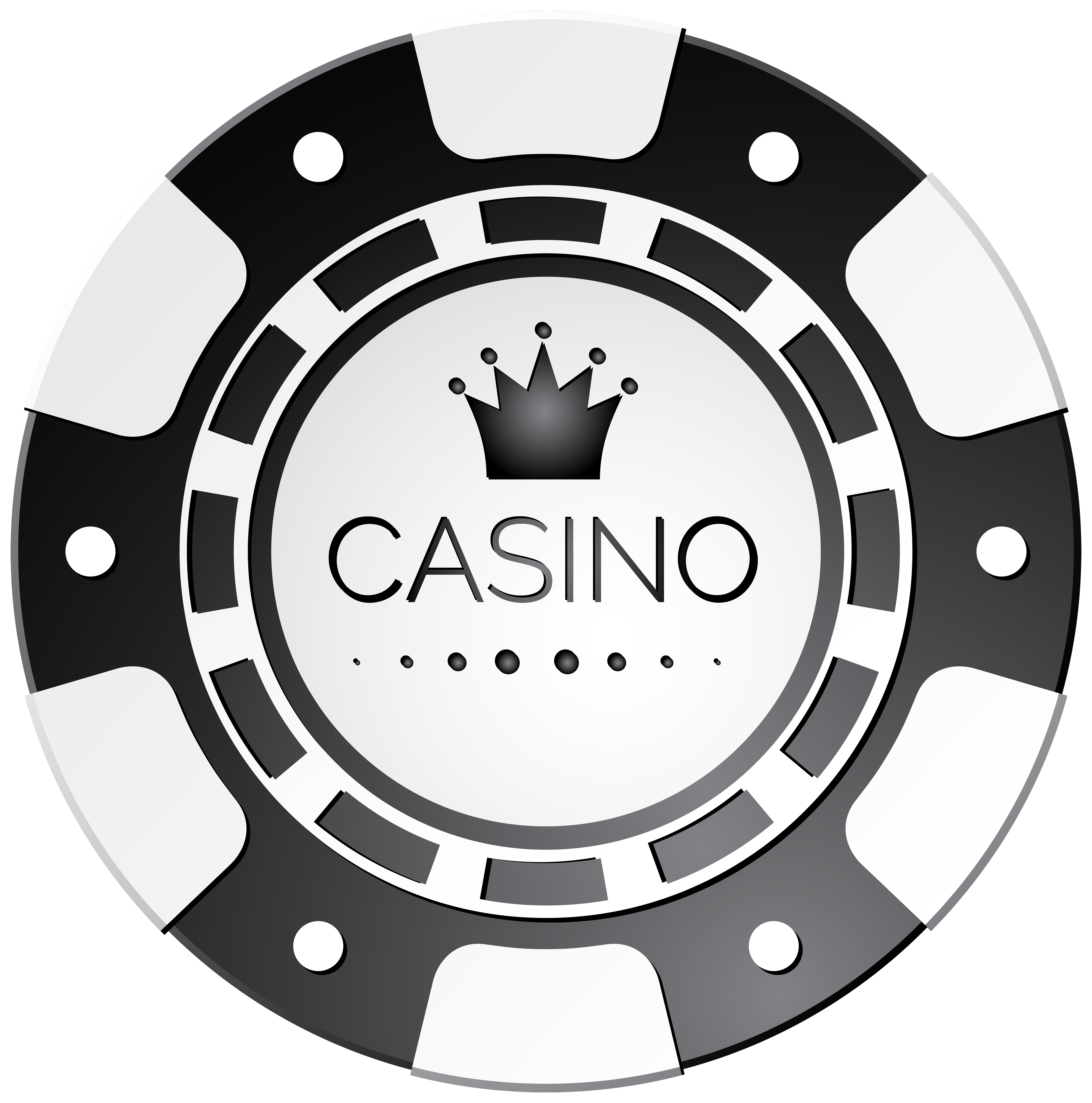 Black and white casino clip art free